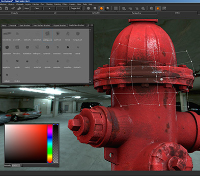 3D texturing and Painting con Mari, software de The Foundry